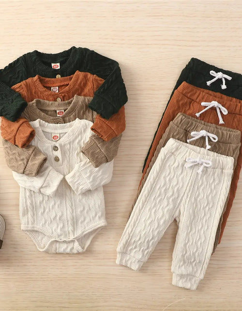 Load image into Gallery viewer, 2Pcs Suit Toddler Long Sleeve Romper
