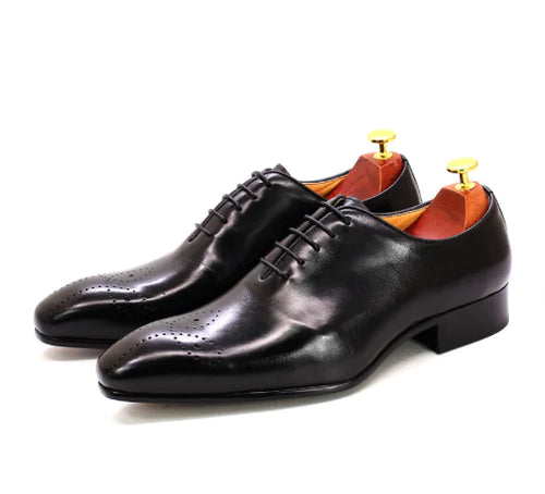 Load image into Gallery viewer, Men&#39;s Leather Oxford Shoes
