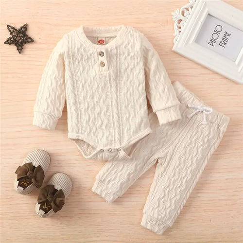 Load image into Gallery viewer, 2Pcs Suit Toddler Long Sleeve Romper
