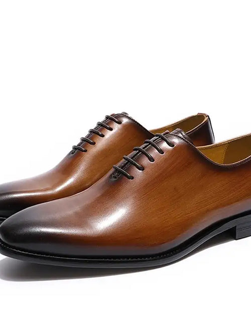 Load image into Gallery viewer, Men&#39;s Leather Oxford Shoes
