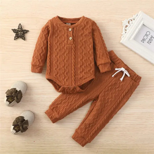 Load image into Gallery viewer, 2Pcs Suit Toddler Long Sleeve Romper
